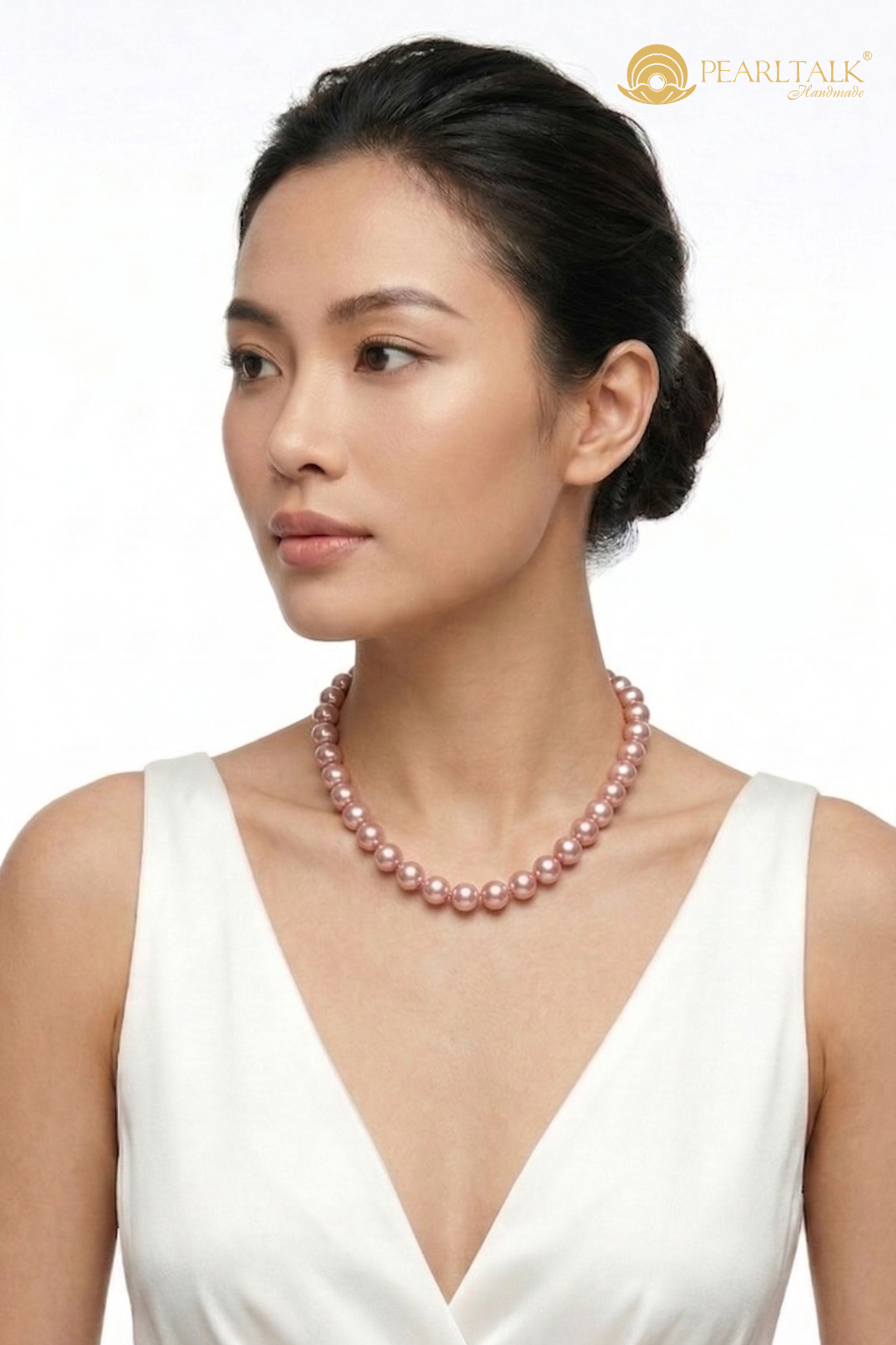 CHUỖI NGỌC TRAI LOVE HỒNG TÍM